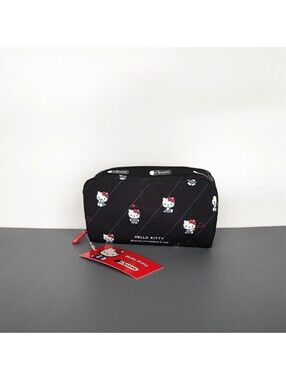 LeSportsac x Hello Kitty 50th Anniversary Rectangular Cosmetic Pouch NWT